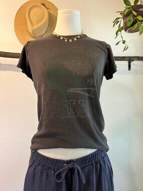 Junkfood USA Worn in Faded Philadelphia Eagles Baby Cotton Tee Size Small
